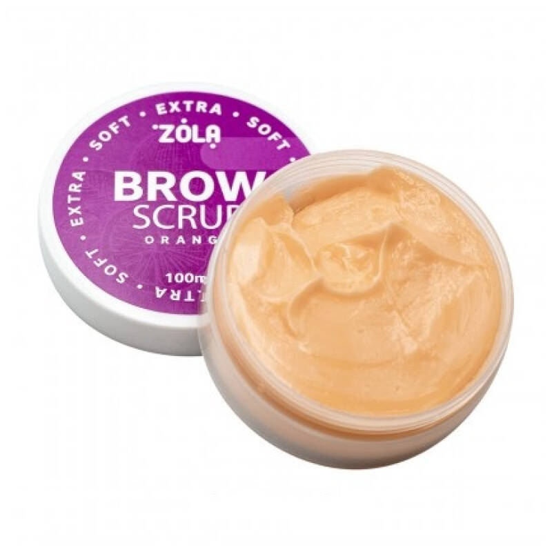 ZOLA Brow Scrub Eyebrow scrub, 100 ml (Orange)