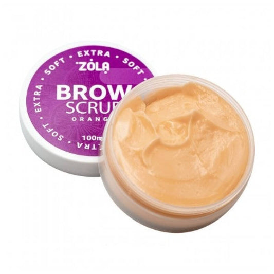ZOLA Brow Scrub Eyebrow scrub, 100 ml (Orange)
