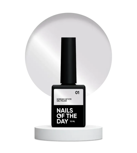 NAILSOFTHEDAY Korean cat eye 01 - light olive gel polish cat eye, 10 ml