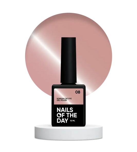 NAILSOFTHEDAY Korean cat eye 08 – warm beige gel polish cat eye, 10 ml