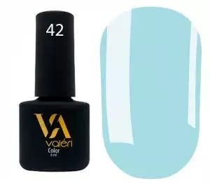 Valeri Nail gel polish No42 (cvitreous blue, enamel), 6 ml