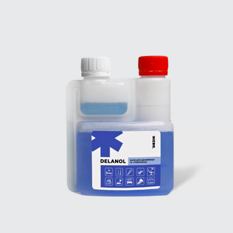 Delanol - Disinfectant and sterilizer for instruments, 250 ml