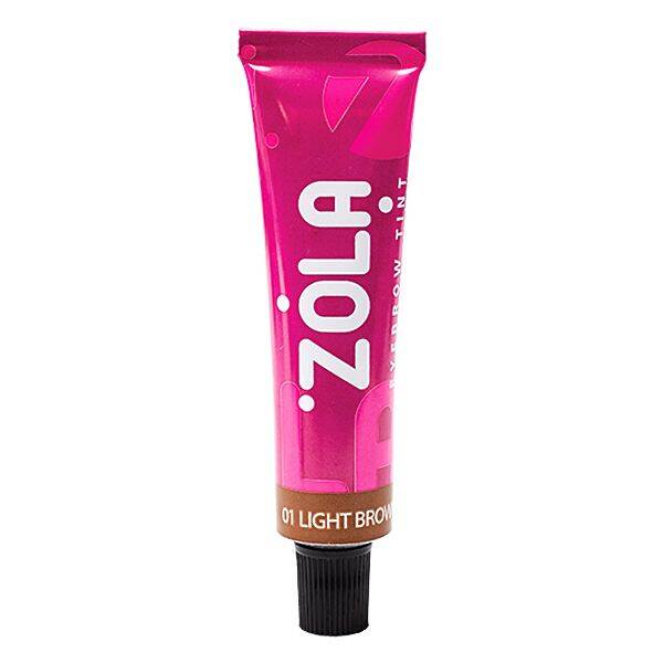 ZOLA Eyebrow Tint With Collagen 01 Light Brown, 15ml