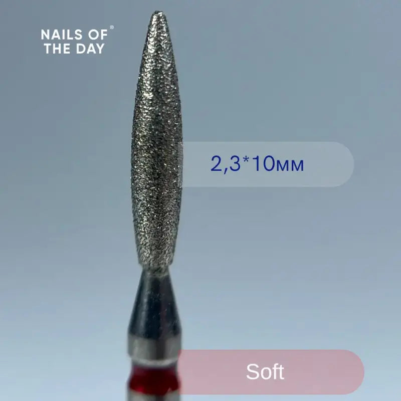Nailsoftheday Flame cutter - red diamond flame cutter, 2.3*10 mm