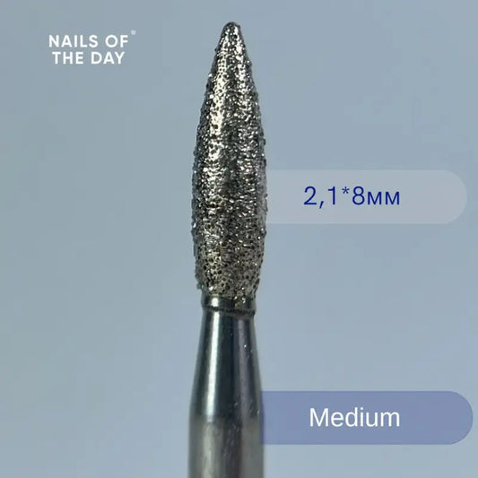 Nailsoftheday Flame cutter - blue diamond flame cutter, 2.1*8 mm