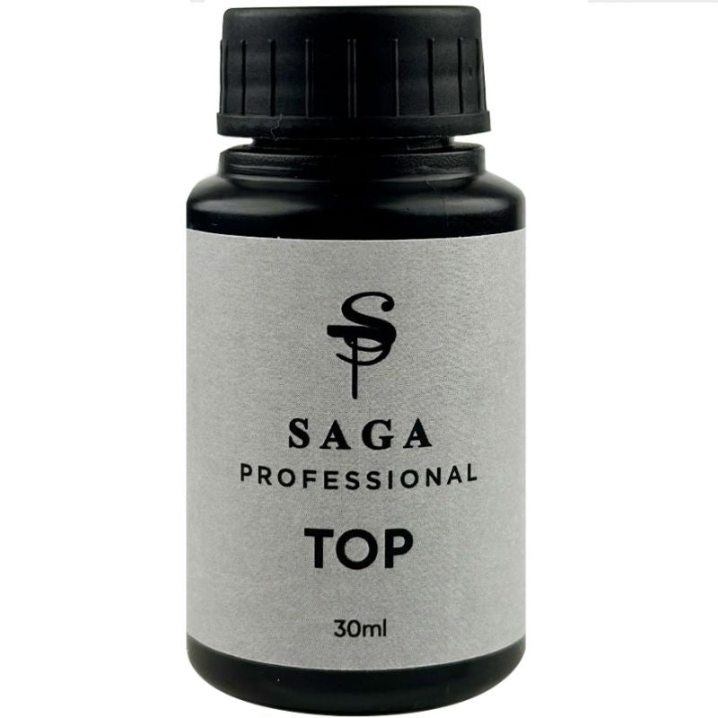 SAGA Top No Wipe Titanium, — 30ml - All Pro Beauty