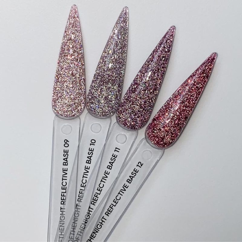 NAILSOFTHENIGHT Reflective base 10 — камуфлююча світловідбиваюча основа з шиммером, 10 мл