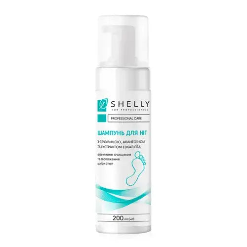 Foaming foot shampoo with urea, allantoin and eucalyptus extract Shelly 200 ml