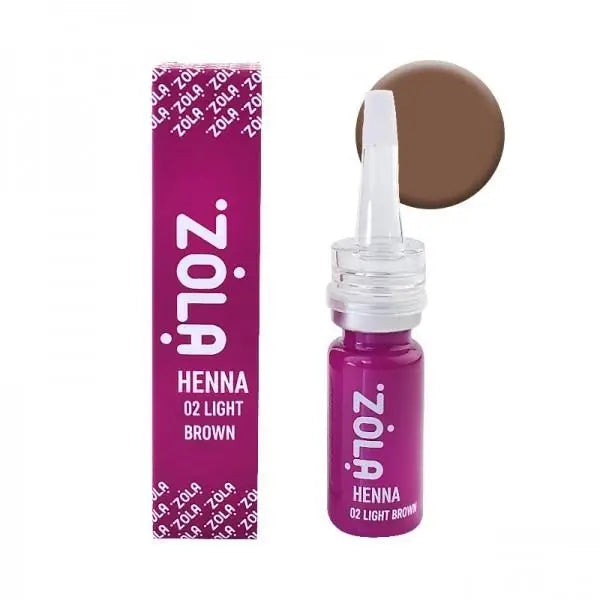 ZOLA Henna for eyebrows No2 light brown (10ml)