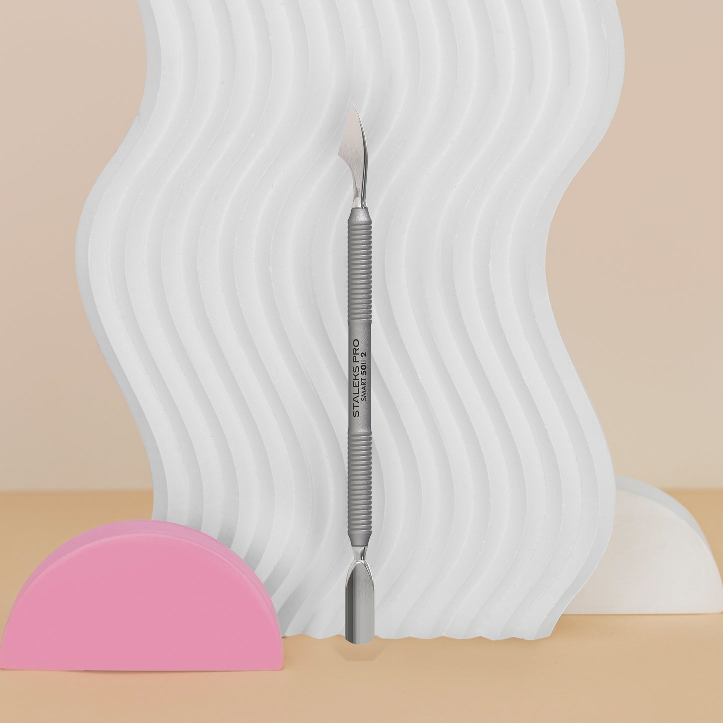STALEKS Manicure pusher SMART 50 TYPE 2 (rounded narrow pusher and cleaner)