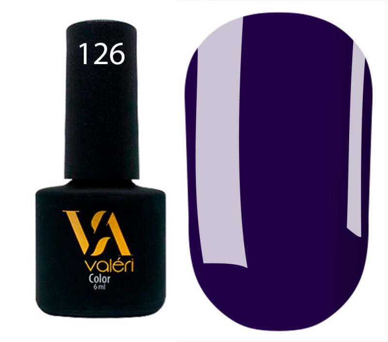 Valeri Nail gel polish No126, 6 ml