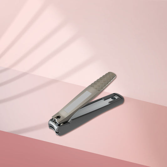 STALEKS Nail clipper with container for nails BEAUTY & CARE 20 (KBC-20)
