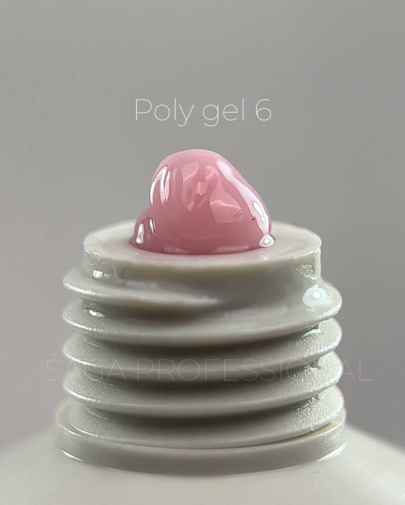 SAGA   POLY GEL NEW (30 ml) No6 - All Pro Beauty