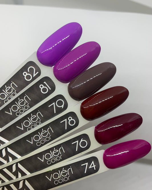 Valeri Nail gel polish No82 (light lilac, enamel, 6 ml - All Pro Beauty