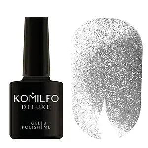 Komilfo Fairytale Cat Eye 001 gel polish (silver, magnetic, reflective), 8 ml