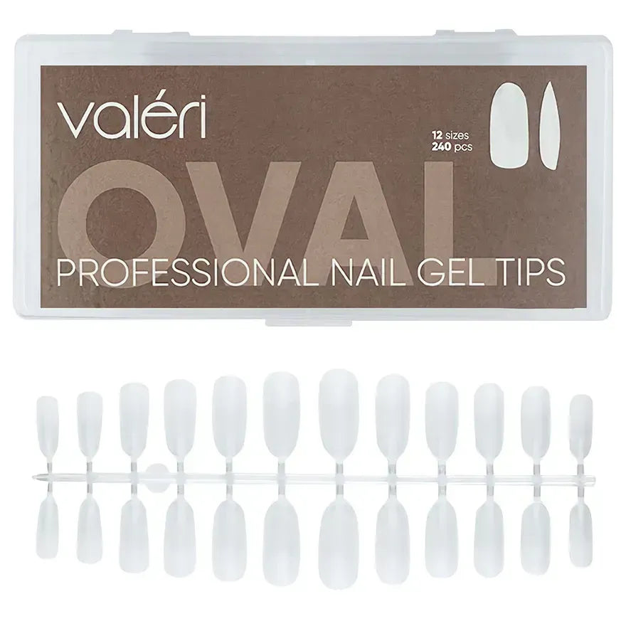 Valeri Nail Gel Tips Oval - All Pro Beauty