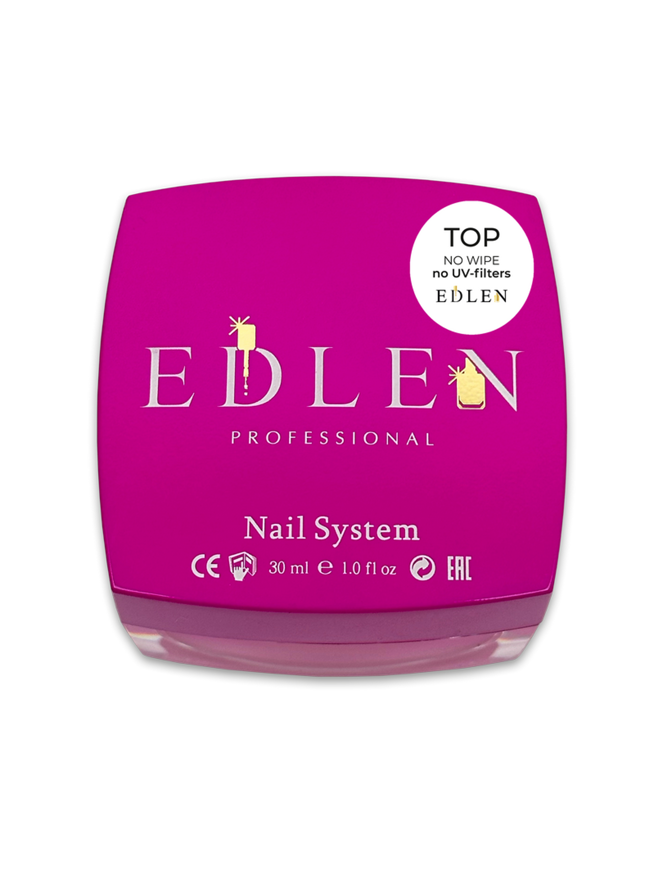 Top no wipe Edlen no UV-filters 30ml - All Pro Beauty