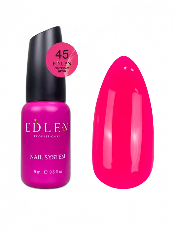 Edlen Nail Cover Base Neon No45 (9ml)