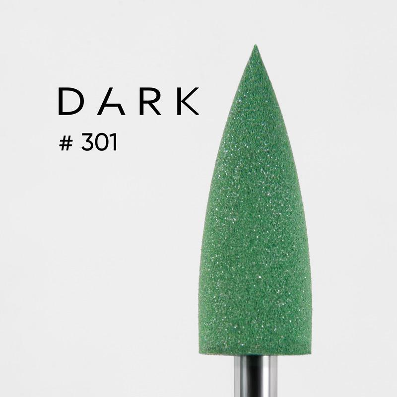 DARK Polisher 301 small green nill drill bit