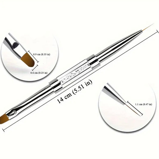 Nail brush double sided
