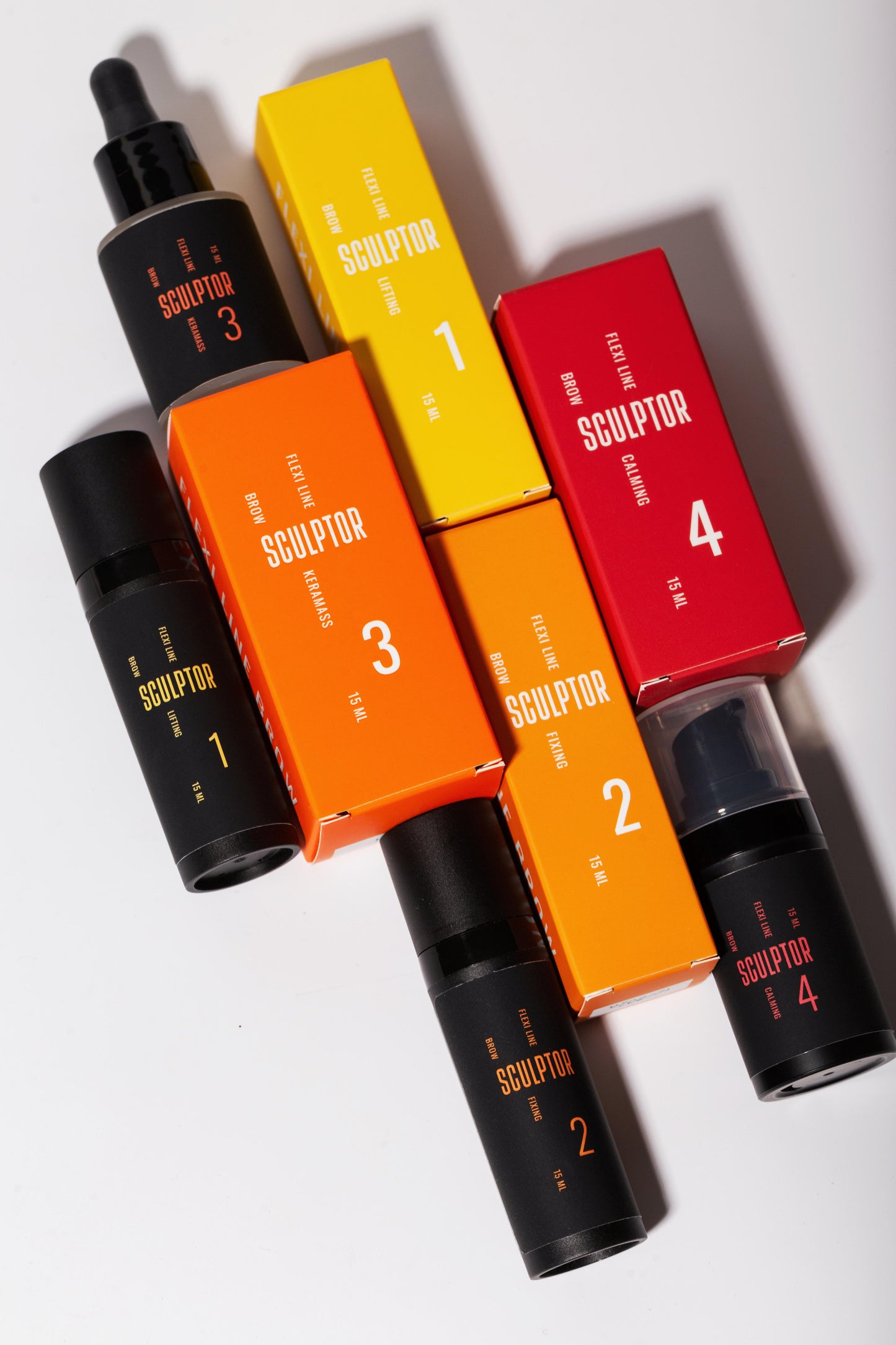 SCULPTOR FLEXI LINE BROW 4x15ml (4Steps)