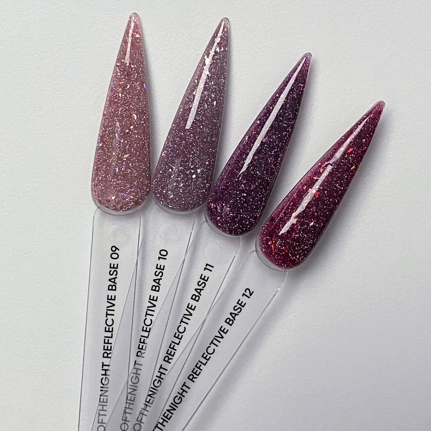 NAILSOFTHENIGHT Reflective base 12 — camouflage reflective base with shimmer, 10 ml