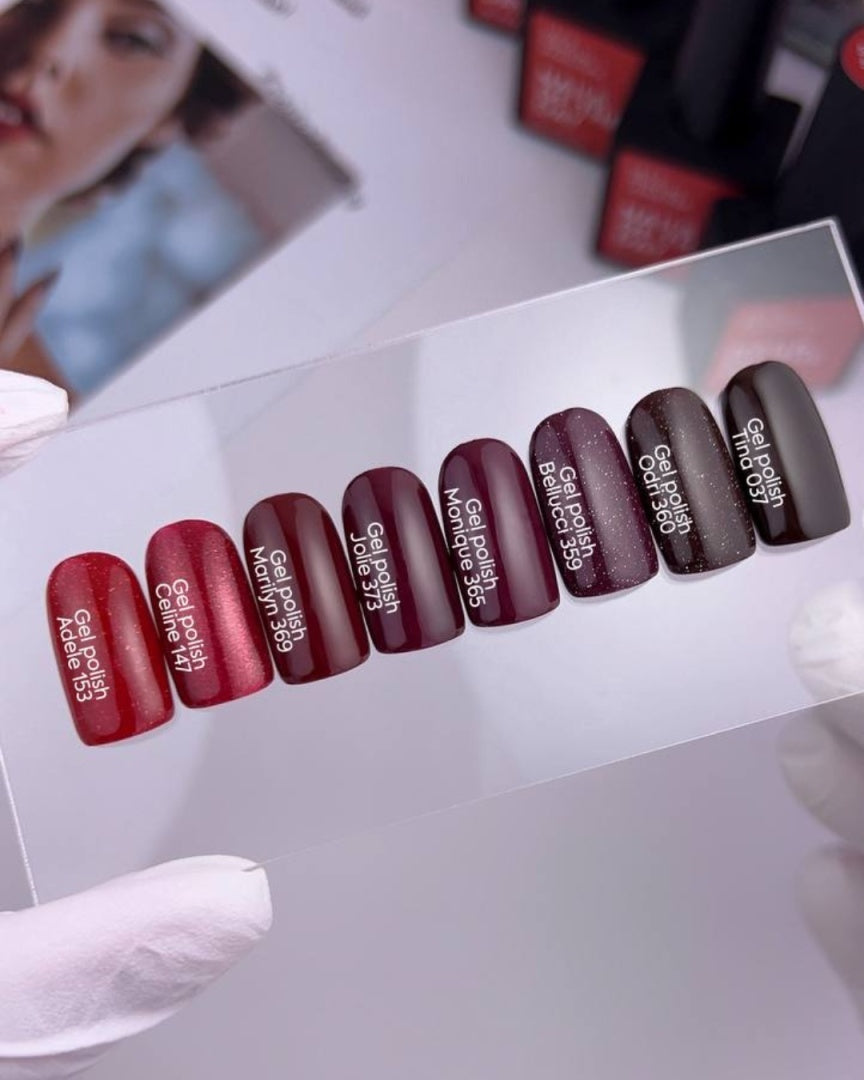 NAILSOFTHEDAY Let's special Monique - темно-сливовий гель-лак покриття нігтів в один шар, 10 мл