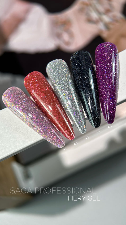 Saga Professional Fiery Gel polish No42 (9ml)