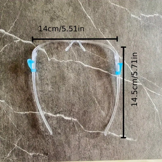 Protective screen for nail technician
