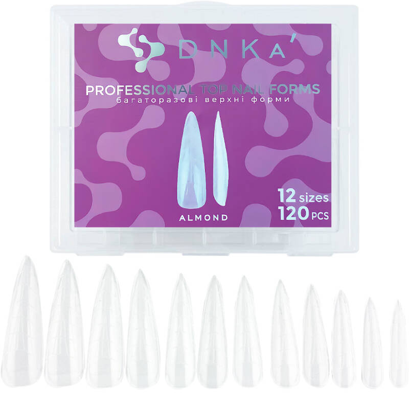 DNKA NAIL FORM ( Almond) 120 pieces - All Pro Beauty
