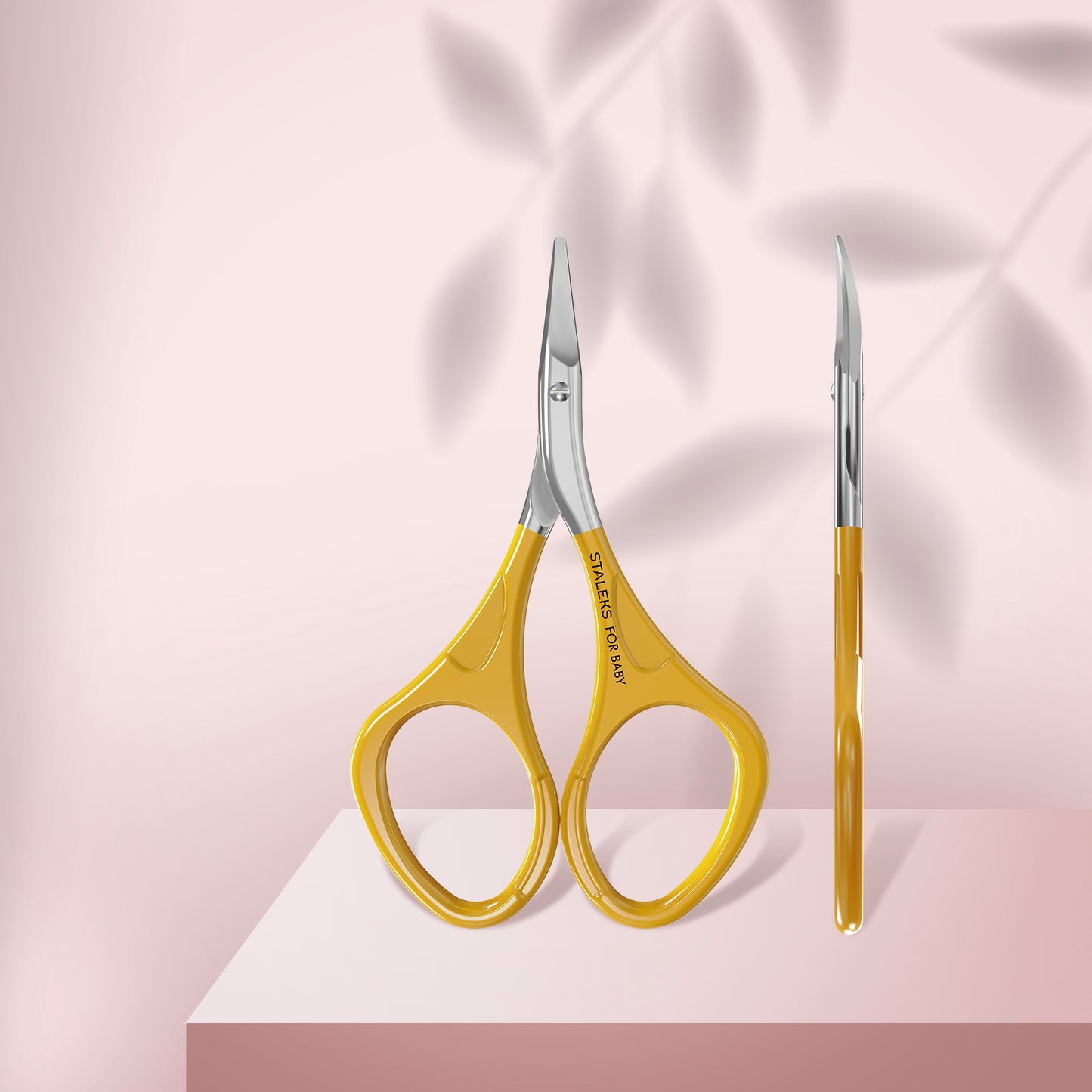 STALEKS Nail scissors for baby 0+ yellow BEAUTY & CARE 11 TYPE 8