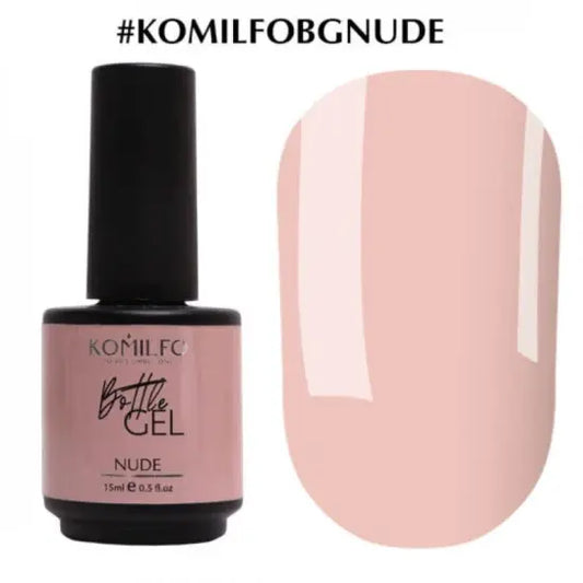 Komilfo Bottle Gel Nude with brush, 15 ml