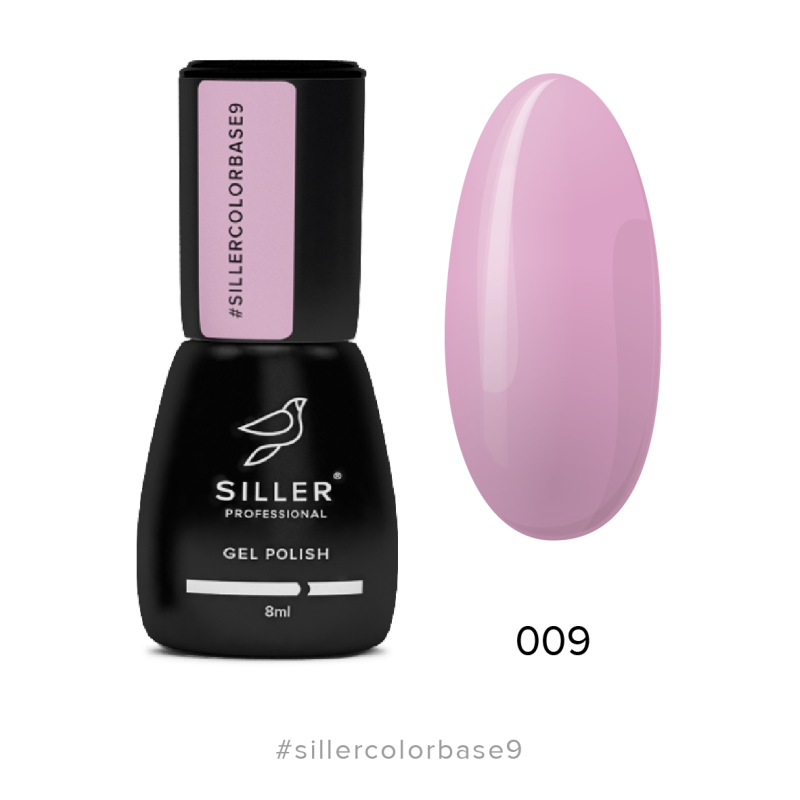 Siller Color Base No9/Deep pink (8ml) - All Pro Beauty