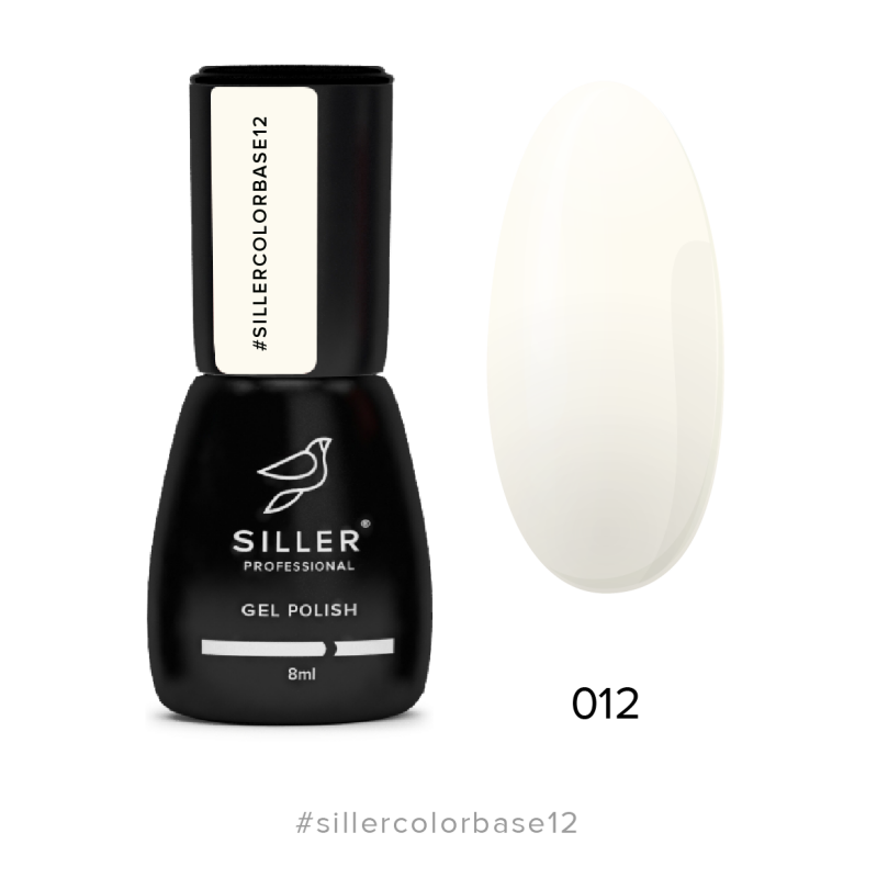 Siller Color Base No12/Yellowish-milky (8ml) - All Pro Beauty