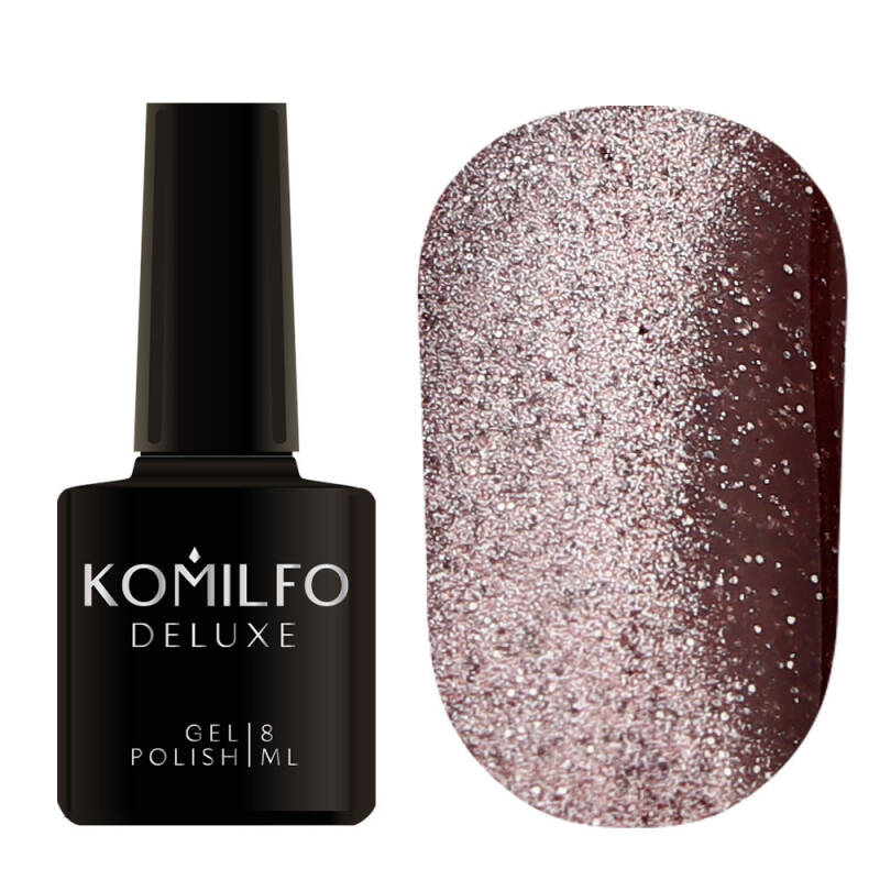 Komilfo Fairytale Cat Eye 002 gel polish (rose gold, magnetic, reflective), 8 ml