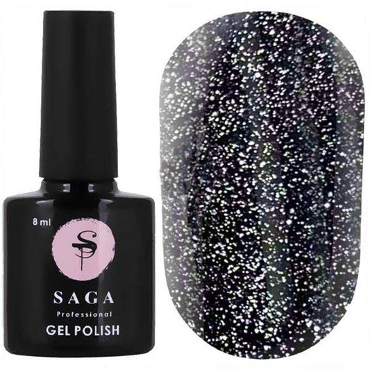Saga Professional Fiery Gel-polish No2 black (9ml)