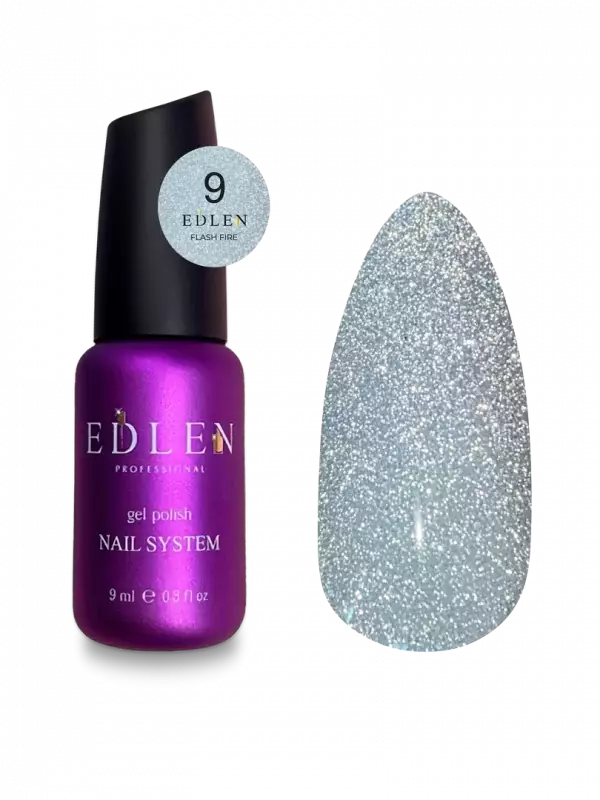 Гель-лак Edlen Flash Fire 09 (9 мл)
