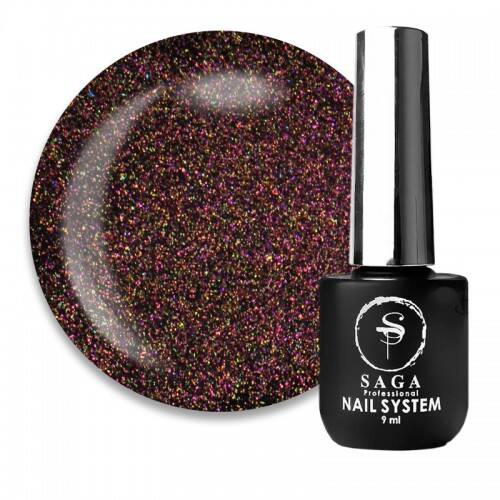 SAGA PROFESSIONAL WILD CAT GEL-POLISH (9ml) No2 VIOLET-GOLD - All Pro Beauty