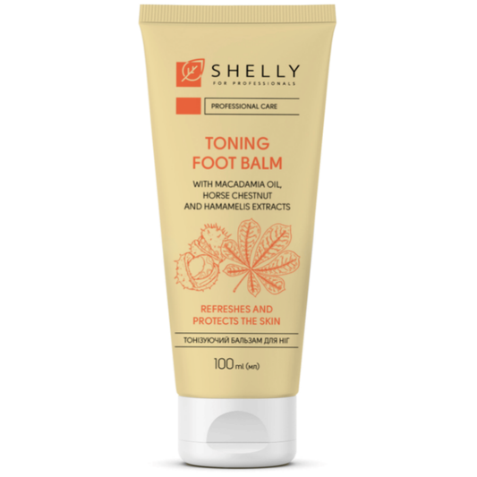 SHELLY. Toning foot balm with macadamia oil (100ml)