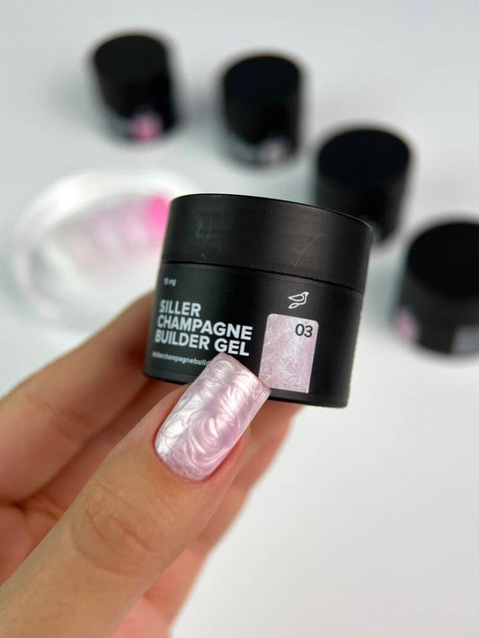Siller Nail Gel Builder Champagne Gel  No3, 15ml