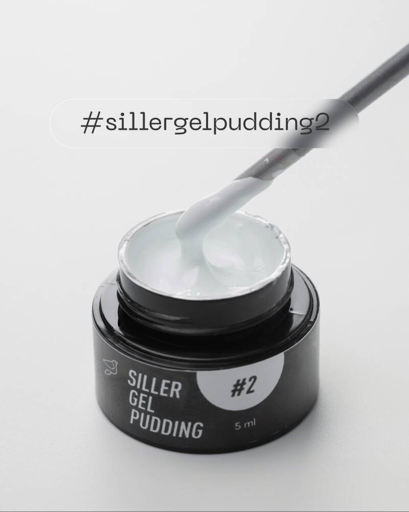 Siller Gel Pudding solid gel polish 5ml WHITE