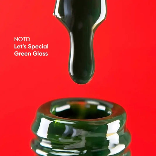 NAILSOFTHEDAY Let's special Green glass — emerald gel polish for nails covering in one layer, 10 ml