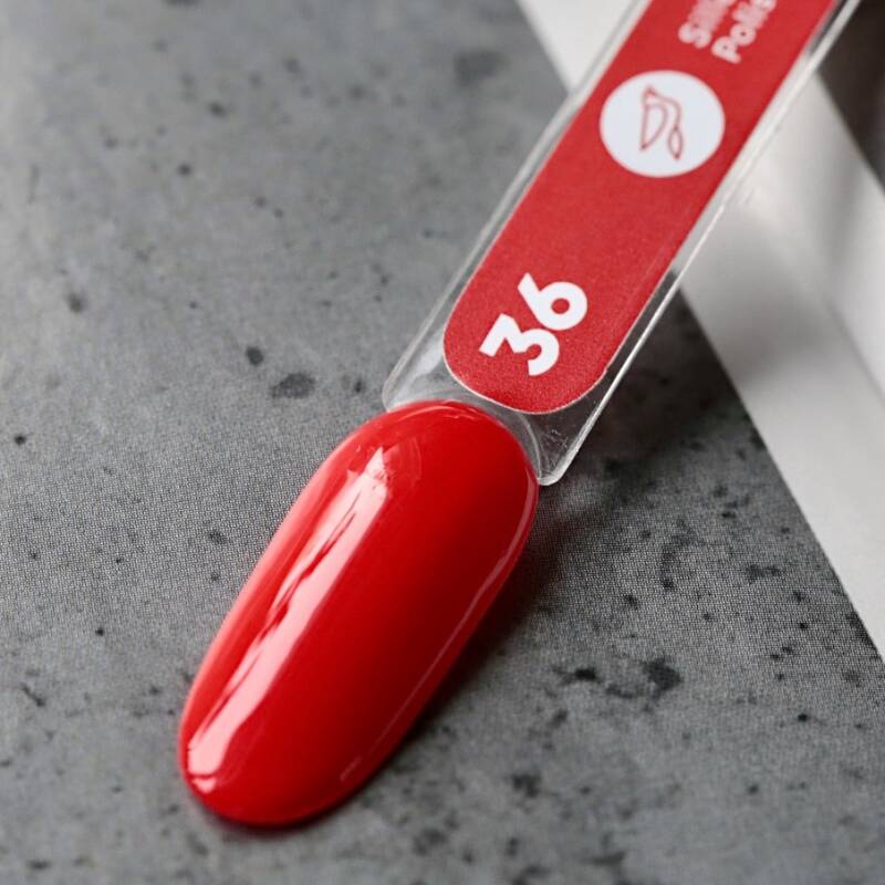 Gel polish Siller No.36/light red/ (8ml) - All Pro Beauty