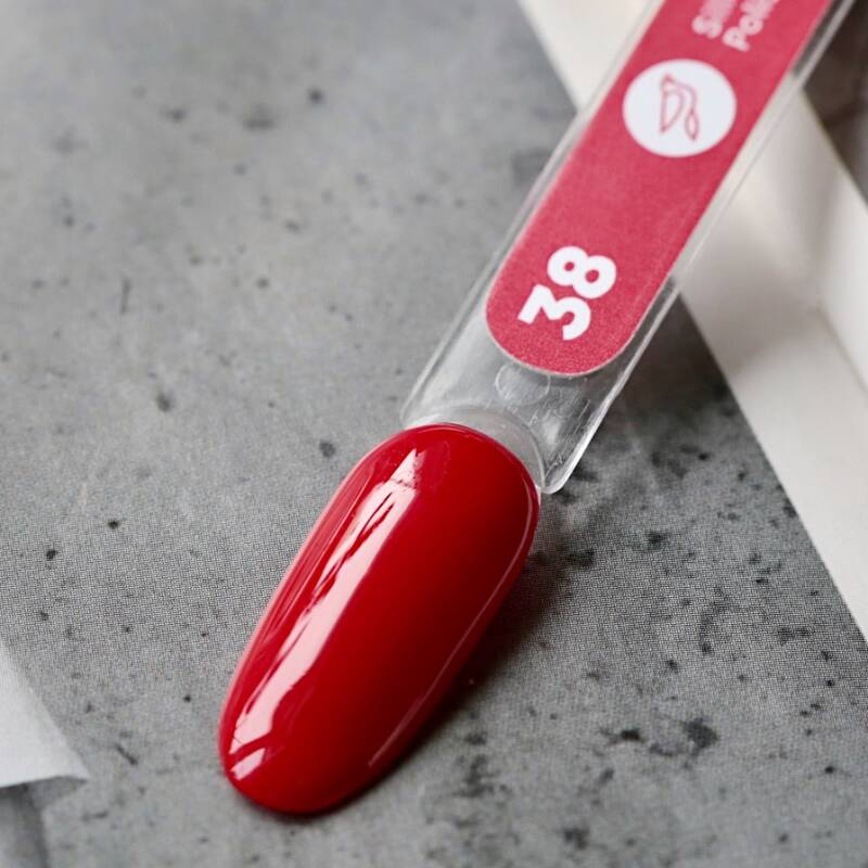 Gel polish Siller No.38/classic red/ (8ml) - All Pro Beauty