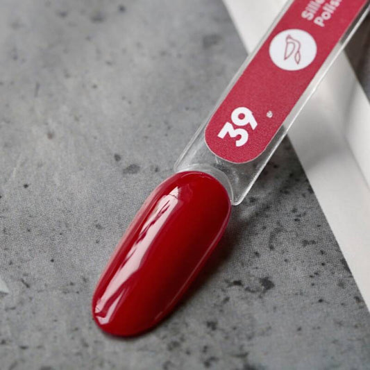 Gel polish Siller No.39/cherry red/ (8ml) - All Pro Beauty