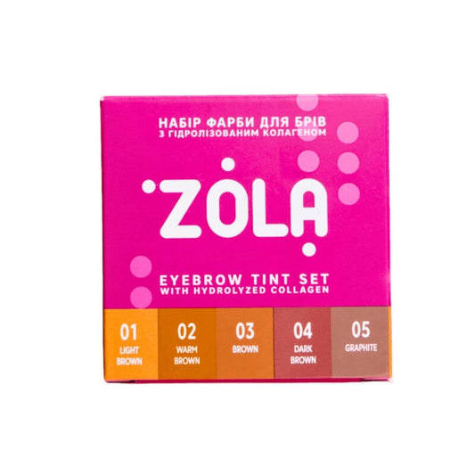 ZOLA Eyebrow Tint Set - Sachets 10pcs