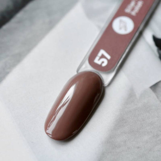 Gel polish Siller No.57/hot chocolate/ (8ml) - All Pro Beauty