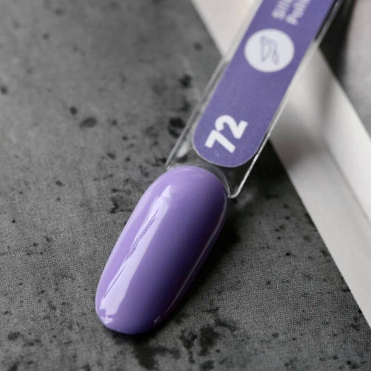 Gel polish Siller No.72/violet/ (8ml) - All Pro Beauty