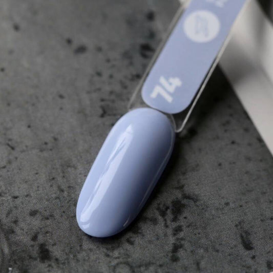 Gel polish Siller No.74/milky gray-blue/ (8ml) - All Pro Beauty