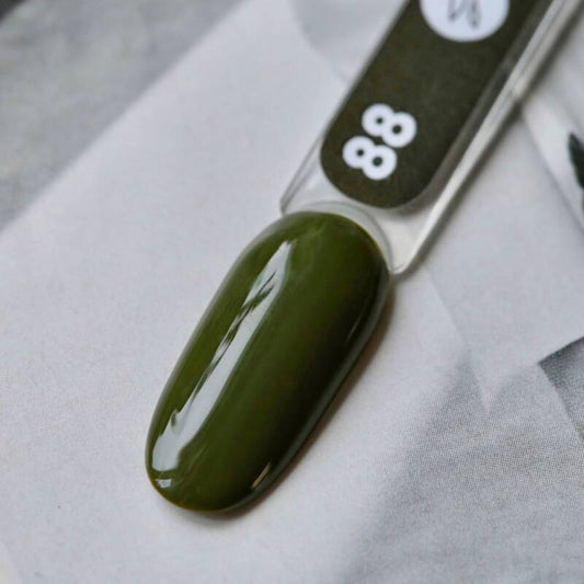 Gel polish Siller No.88/dark khaki/ (8ml) - All Pro Beauty